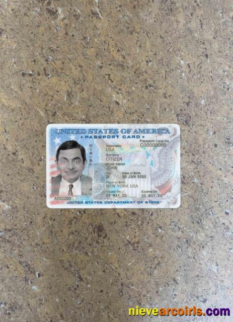 USA passport ID card photolook